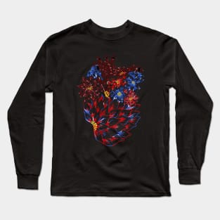 Heart Flower Long Sleeve T-Shirt